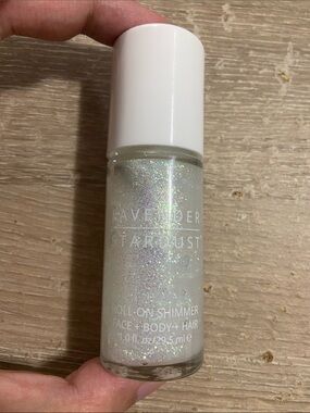 Lavender Stardust Roll-On Shimmer Face + Body + Hair — Iridescent White